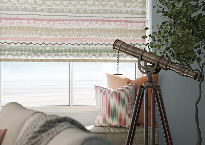 Bohemian, Delicate Pastels - Roman Blind - Image 5